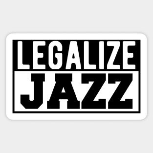 Jazz - Legalize Jazz Sticker